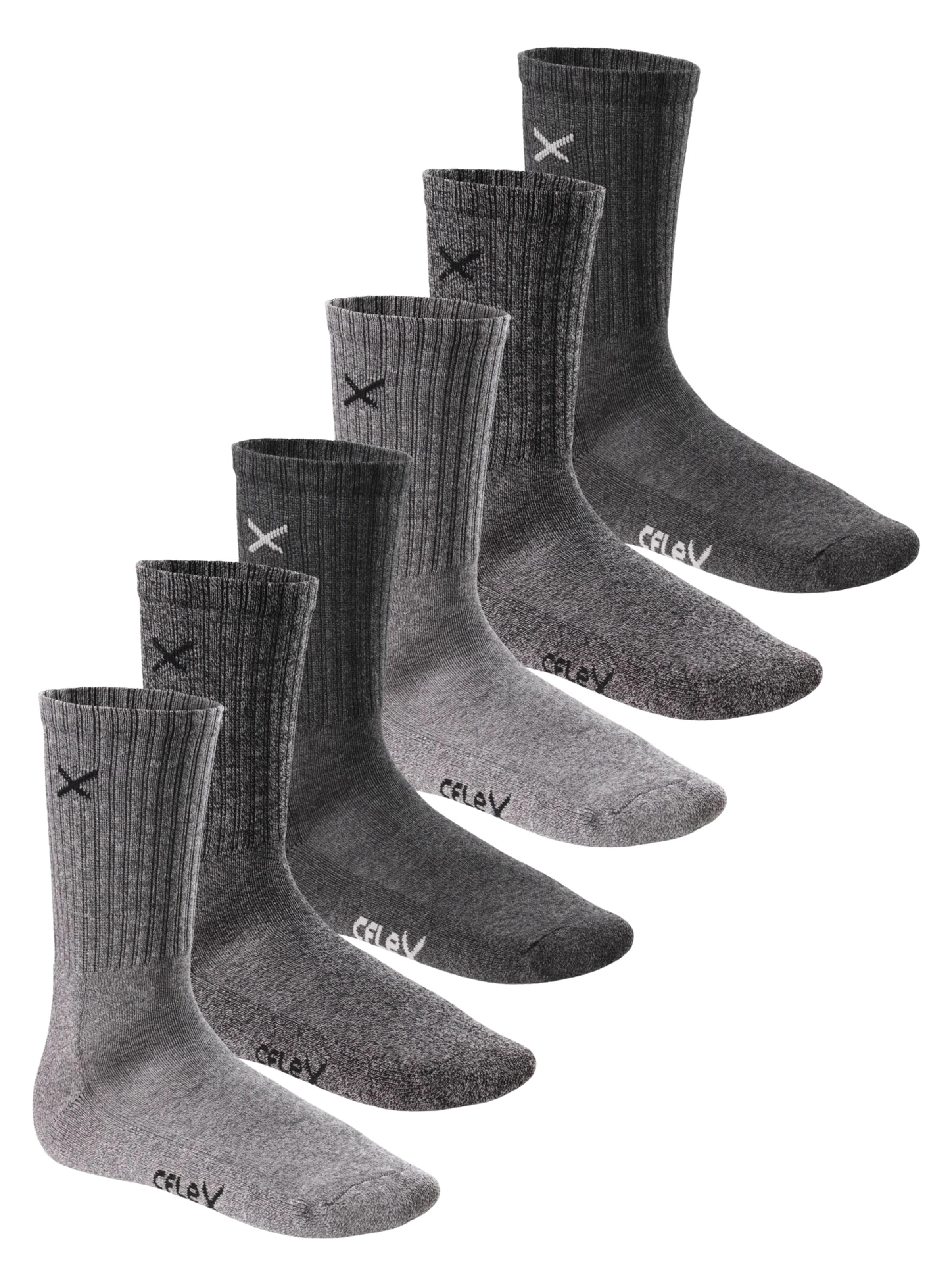 cflex Athletic Socks 'Lifestyle' in Grey: front