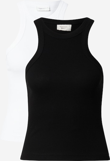Gina Tricot Top in schwarz / weiß, Produktansicht