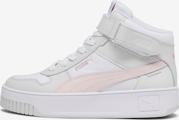 PUMA Sneakers hoog 'Carina' in Wit: voorkant