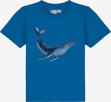 watabout.kids T-Shirt 'Wal' in Blau: Vorderseite