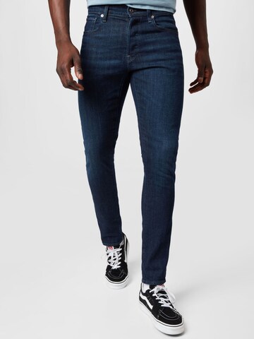 G-STAR Slimfit Jeans '3301' in Blauw: voorkant