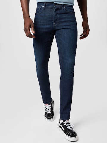 G-Star RAW Slimfit Jeans '3301' i blå: forside