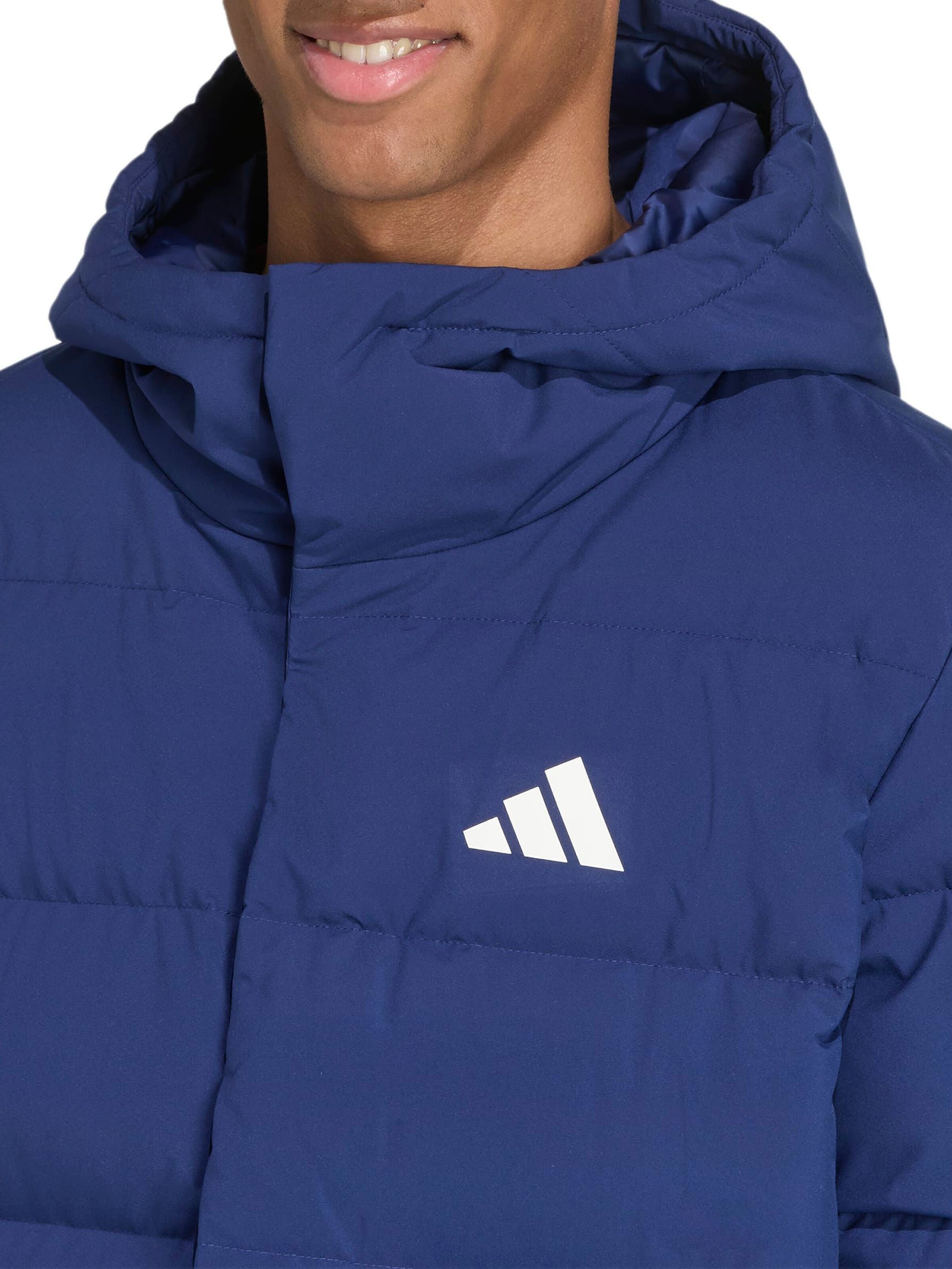 mėlyna ADIDAS SPORTSWEAR Sportinė striukė 'Helionic'