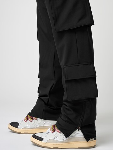 EIGHTYFIVE Regular Cargo Pants in Black