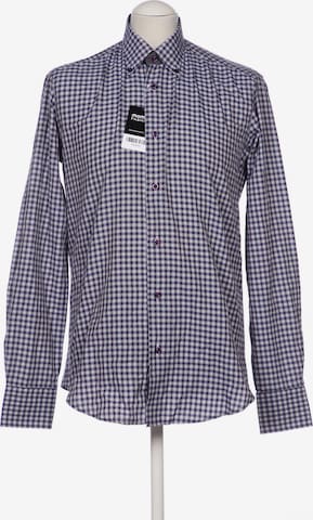 PAL ZILERI Button Up Shirt in M in Blue: front