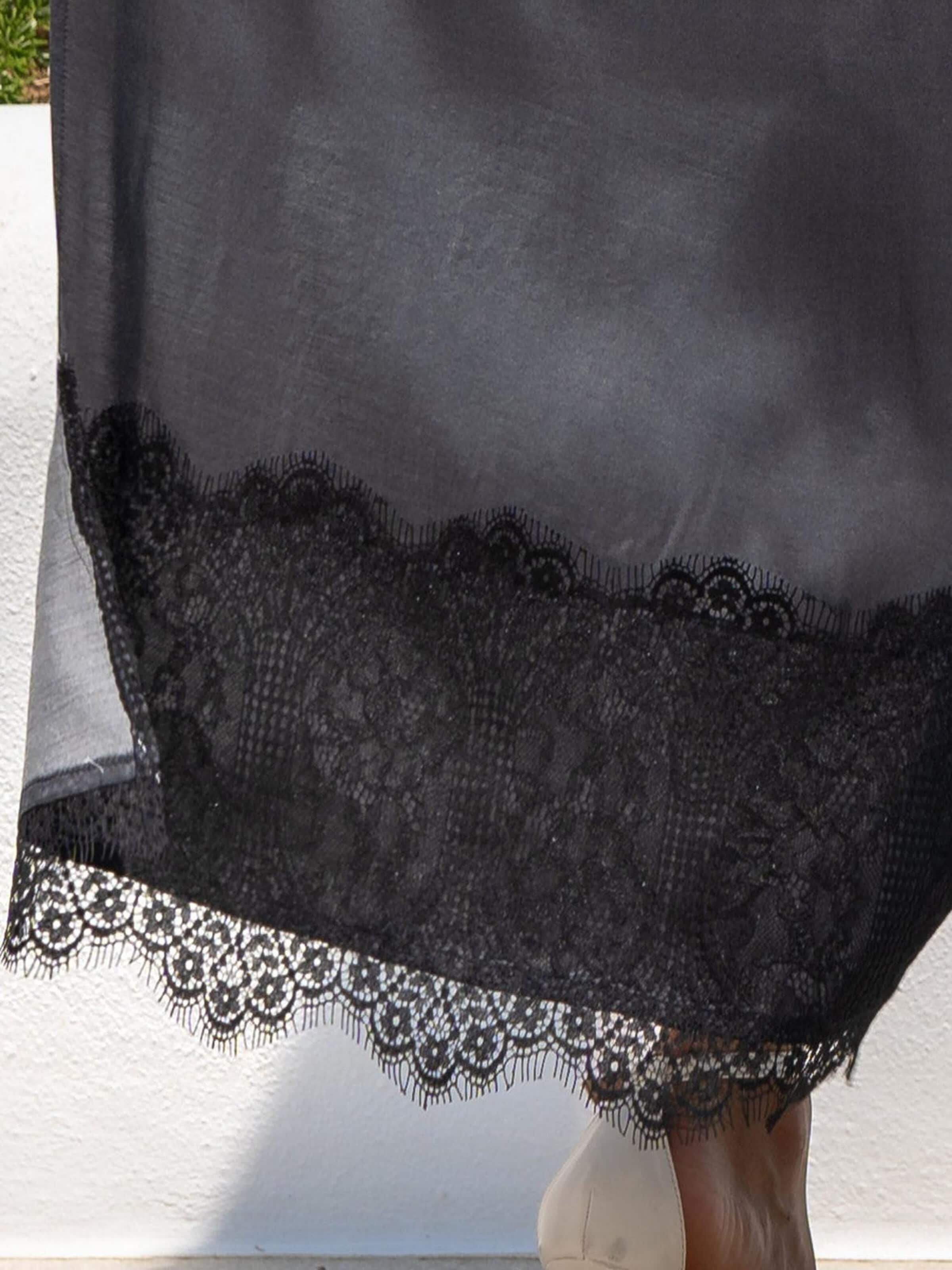 JIORO Kimono 'STAR DUST' i svart