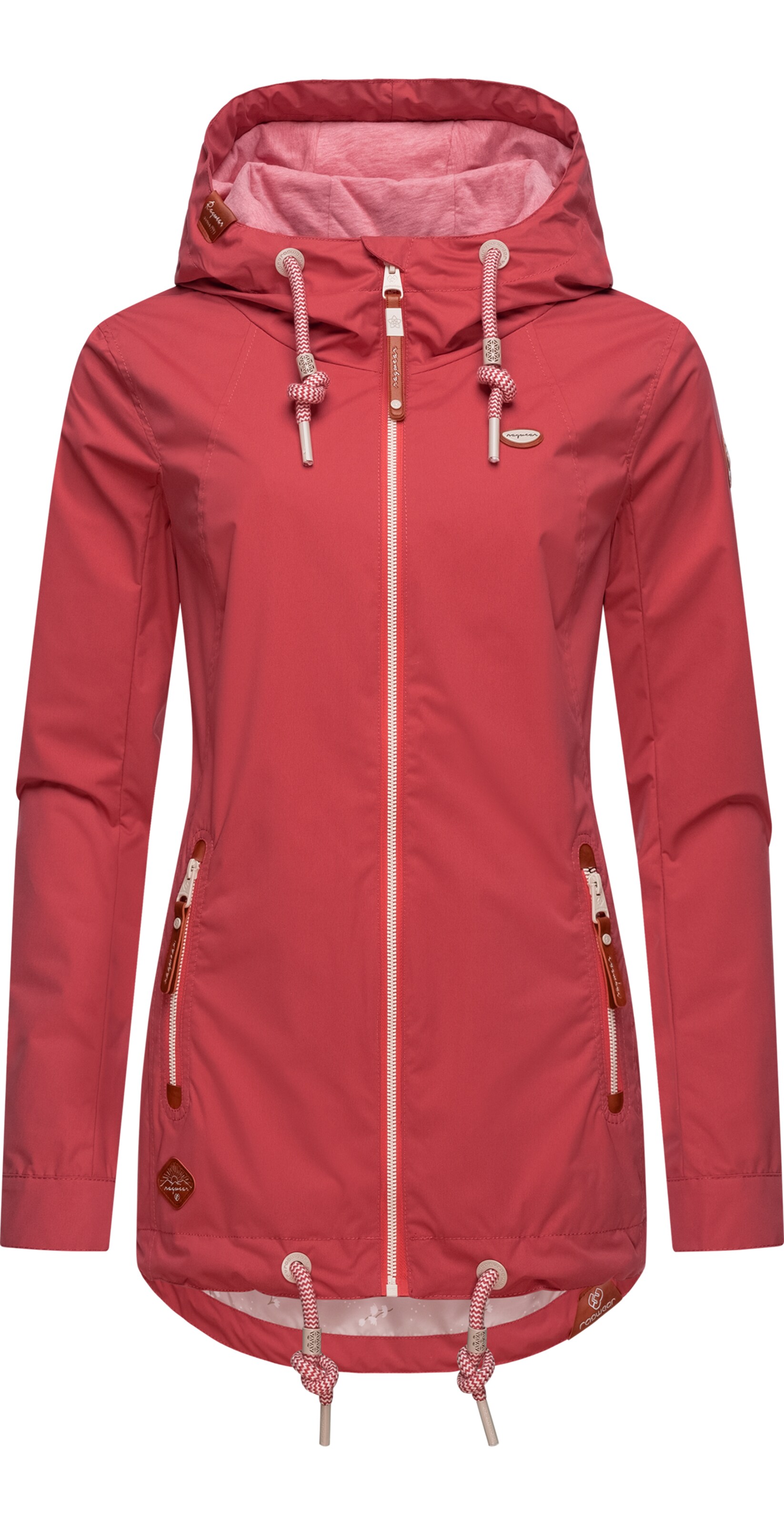 Ragwear Übergangsjacke 'Zuzka' in Rot: Vorderseite