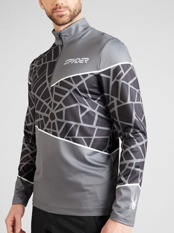Spyder - Camisa funcionais 'VITAL' em cinzento
