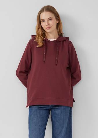 s.Oliver Sweatshirt in Rood: voorkant