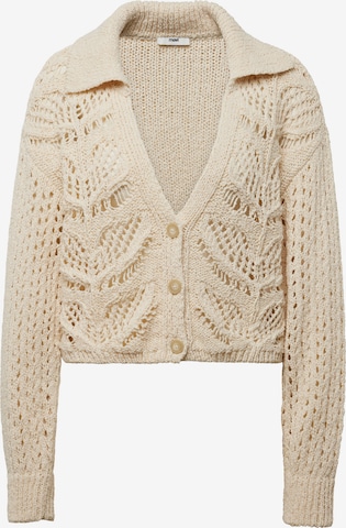 Mavi Knit Cardigan in Beige: front