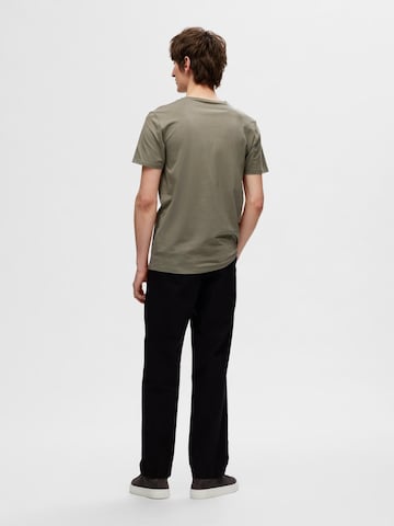 T-Shirt SELECTED HOMME en vert