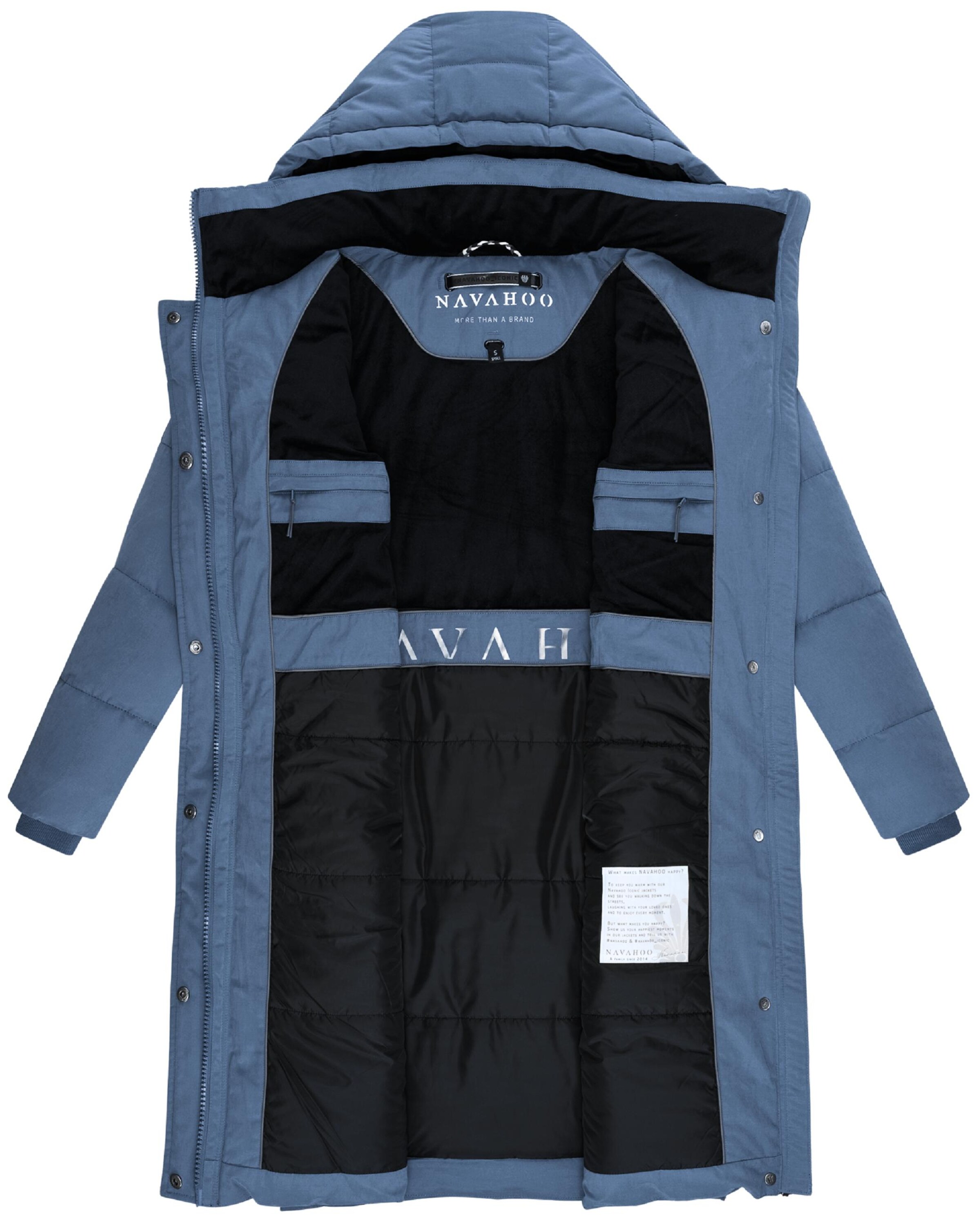 NAVAHOO Зимнее пальто в Синий