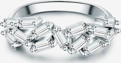 Trilani Ring in de kleur Zilver / Transparant, Productweergave