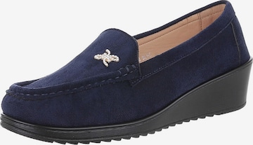 Ital-Design Slipper in Blau: Vorderseite