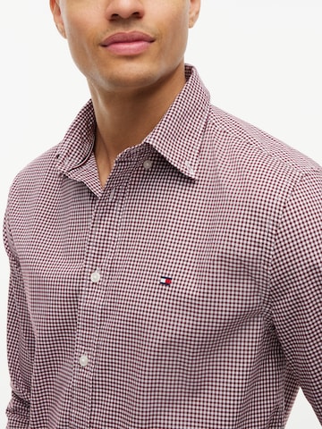 Regular fit Camicia di TOMMY HILFIGER in rosso