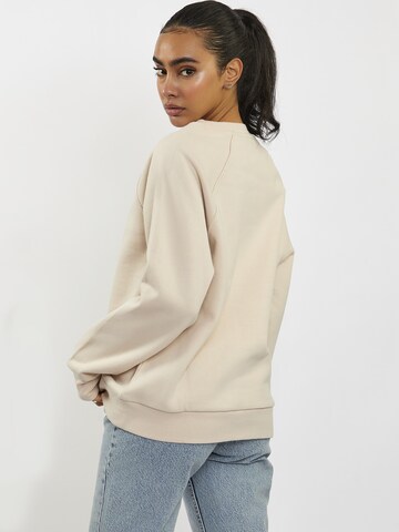 FRESHLIONS Oversizepullover in Beige