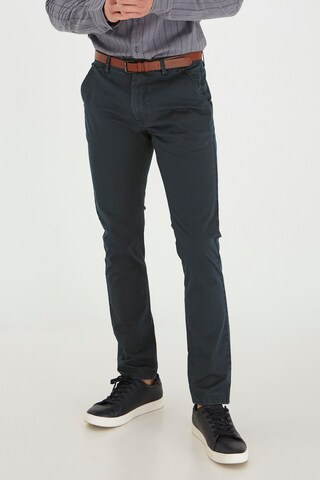 BLEND Slim fit Chino Pants 'BRANO' in Black: front