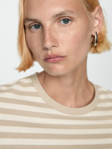 MANGO T-shirt 'RAYAC' i beige