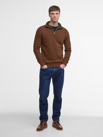 Pull-over 'Nels Ess' Barbour en marron