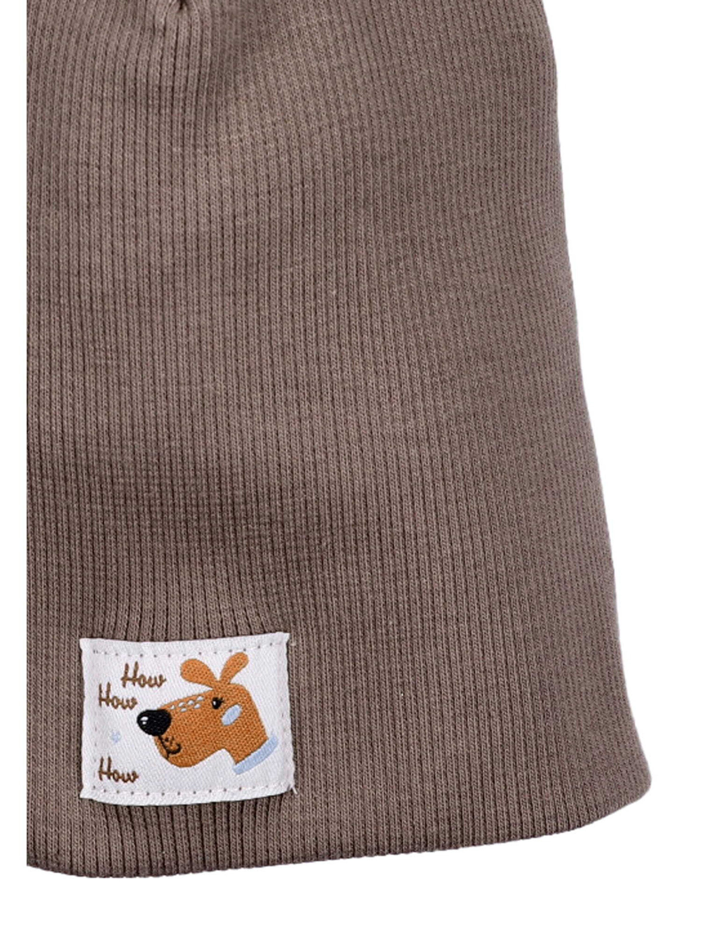 NINI Mütze 'Hund' in Braun