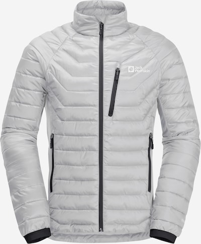 JACK WOLFSKIN Outdoorjacke in hellgrau / weiß, Produktansicht