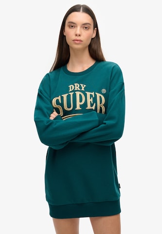 Superdry Jurk in Groen: voorkant