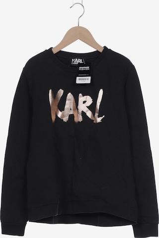 Karl Lagerfeld Sweatshirt & Zip-Up Hoodie in M in Black: front