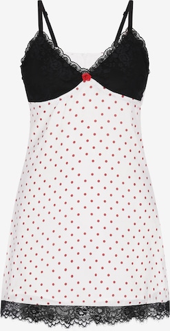 myMo at night Jurk in Wit: voorkant