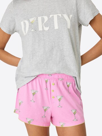 PJ Salvage Korte pyjama ' Playful Prints ' in Grijs