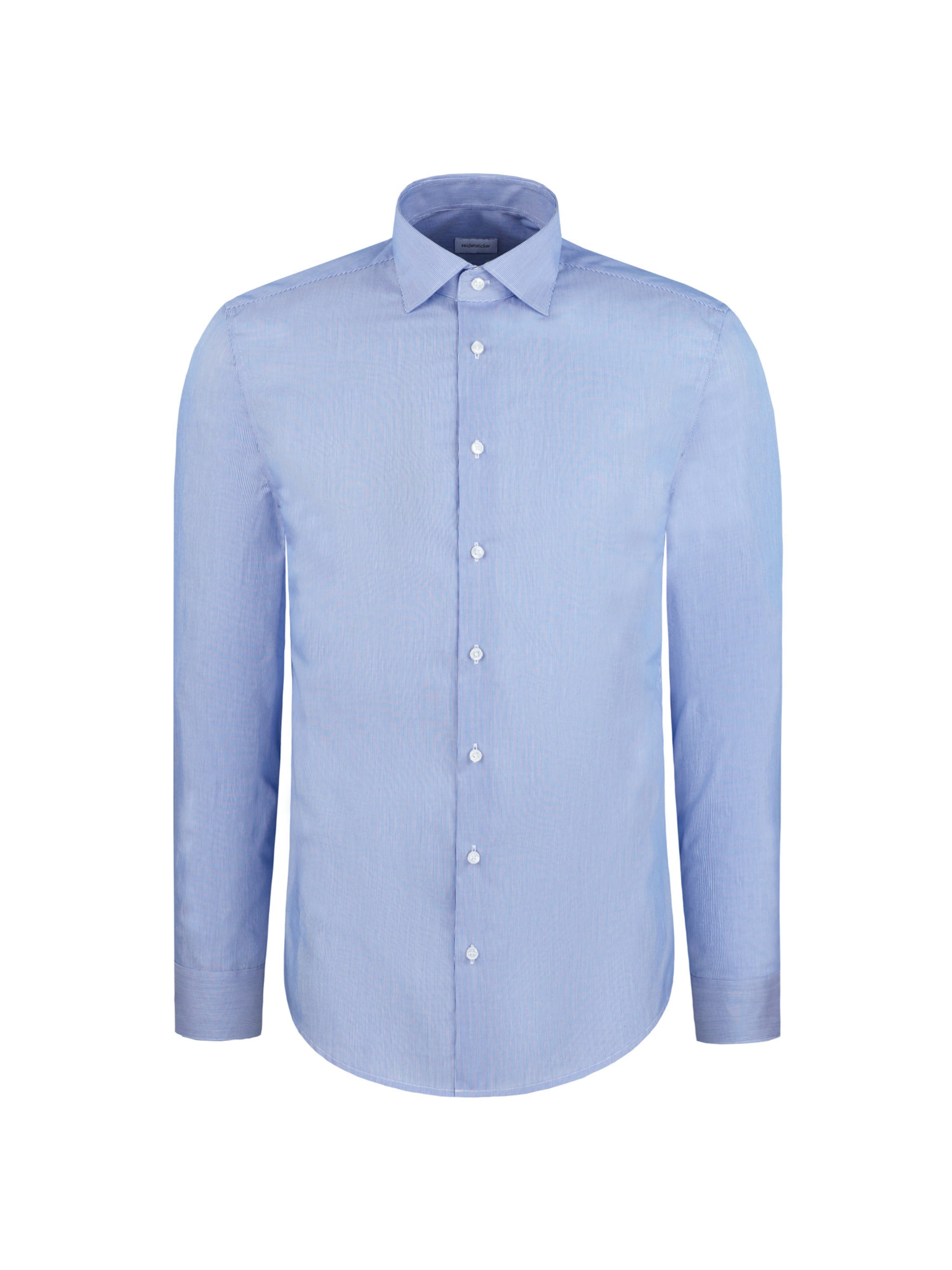 Coupe slim Chemise business 'CLASSIC ESSENTIALS' SEIDENSTICKER en bleu : devant