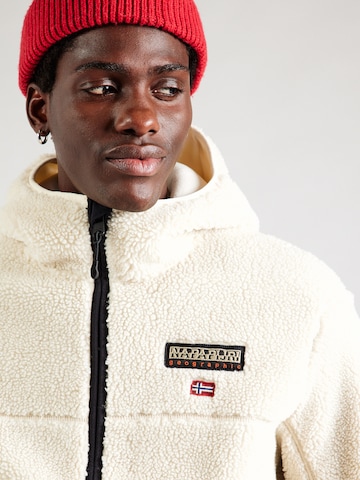 NAPAPIJRI Sweatjacke 'TYNIK' in Beige