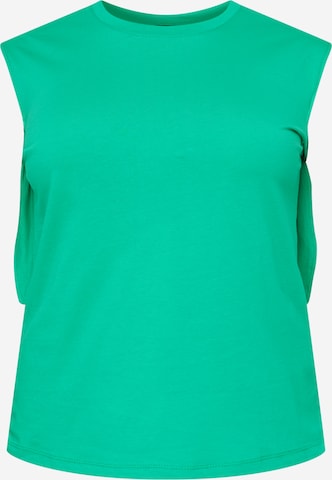 Trendyol Curve Top in Green: front