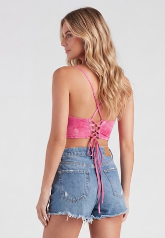 IZIA - Top em rosa