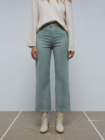 Scalpers Wide leg Trousers 'Yala' in Green: front