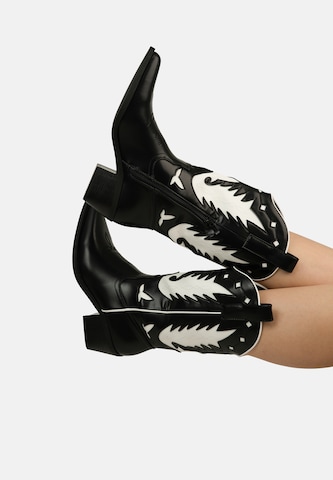 Stivale da cowboy di Salinyang in nero