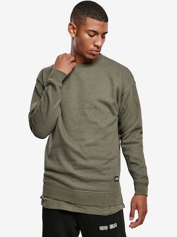 Sweat-shirt Urban Classics en vert : devant