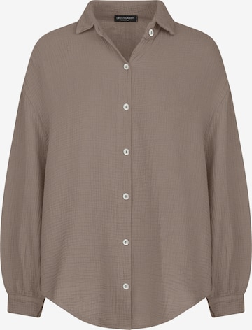 SASSYCLASSY Blouse 'kürzere Variante' in Grey: front