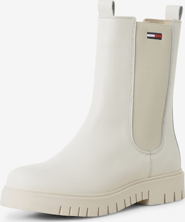 Tommy Jeans Chelsea boots in Beige: voorkant