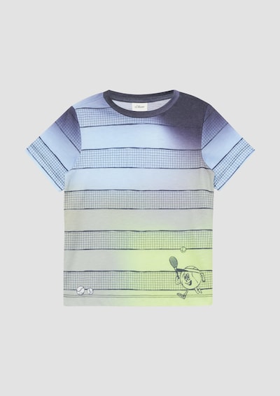 s.Oliver Shirt in 128-134 in Navy / Pastel blue / Light green, Item view