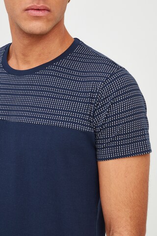 INDICODE JEANS T-Shirt 'Rosto' in Blau