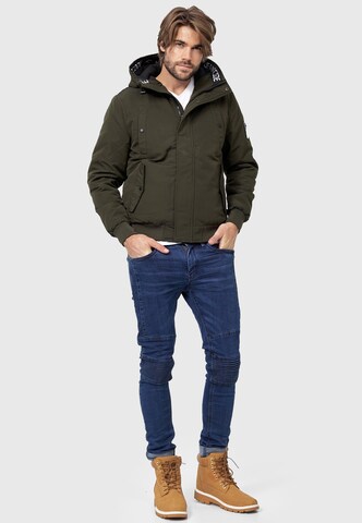 INDICODE JEANS Winterjacke 'Albany' in Grün