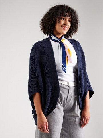 Tom Tailor Women + Strickjacke in Blau: Vorderseite
