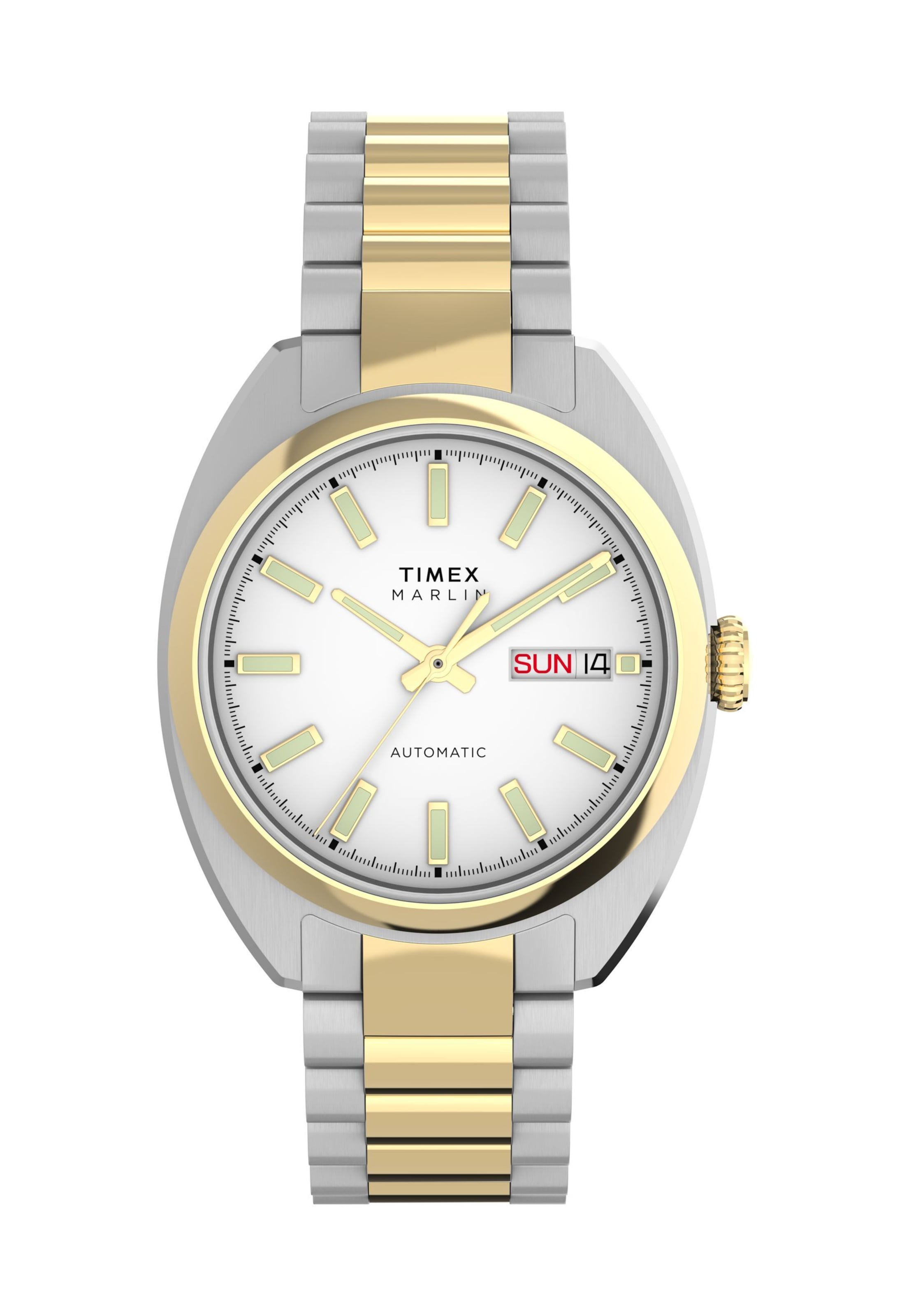 Montre à affichage analogique 'Marlin Draper' TIMEX en or : devant