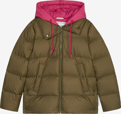 Marc O'Polo Зимняя куртка в Оливково-зеленый / Светло-розовый, Обзор товара