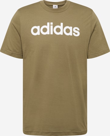 ADIDAS SPORTSWEAR Тениска 'Essentials' в зелено: отпред