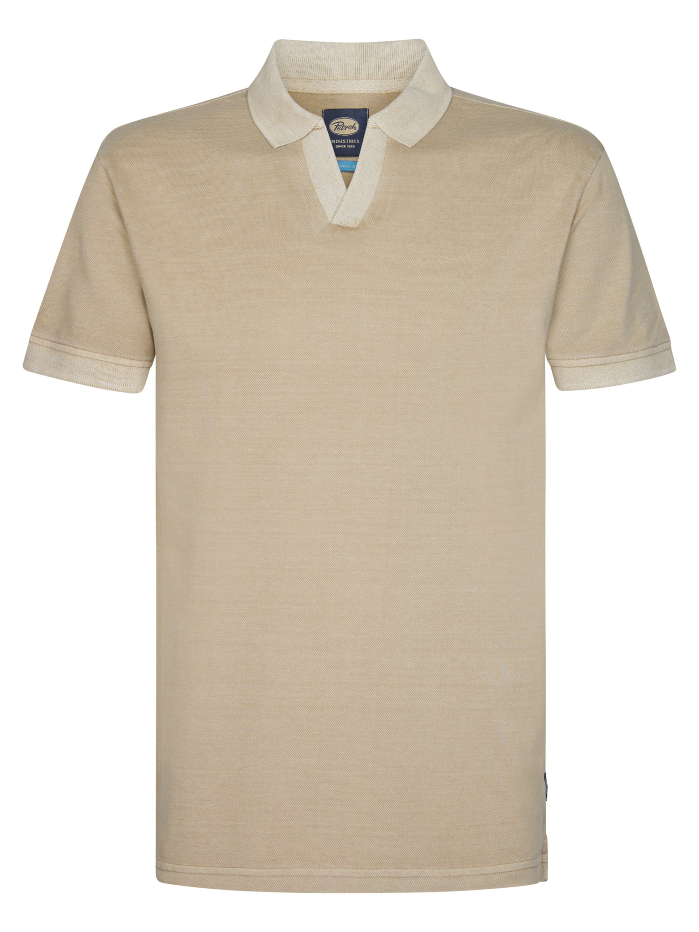 bēšs Petrol Industries T-Krekls 'Cayside': no priekšpuses