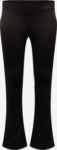 EVOKED Flared Trousers 'Tinny' in Black: front