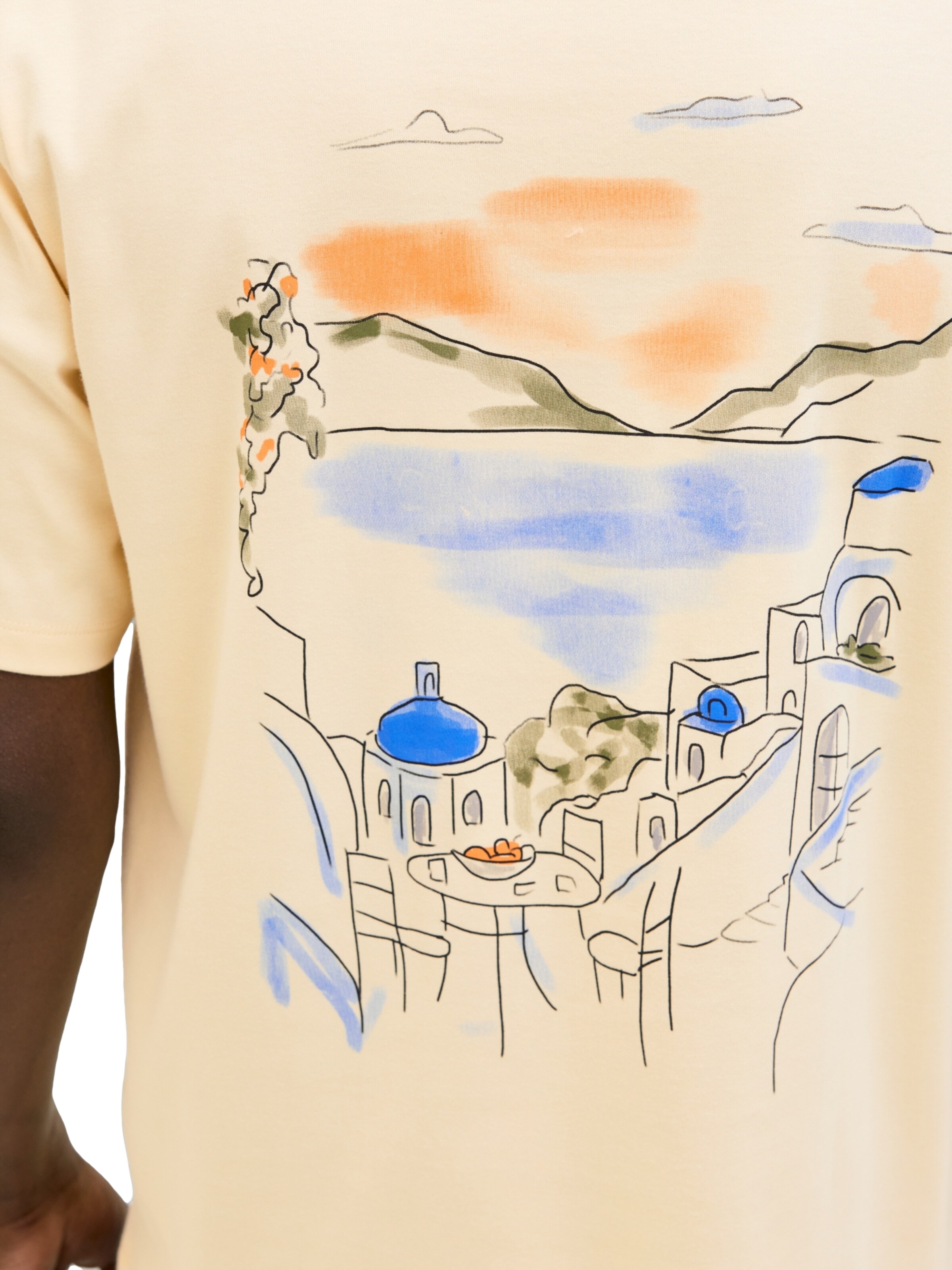 Maglietta 'Destination' di JACK & JONES in beige