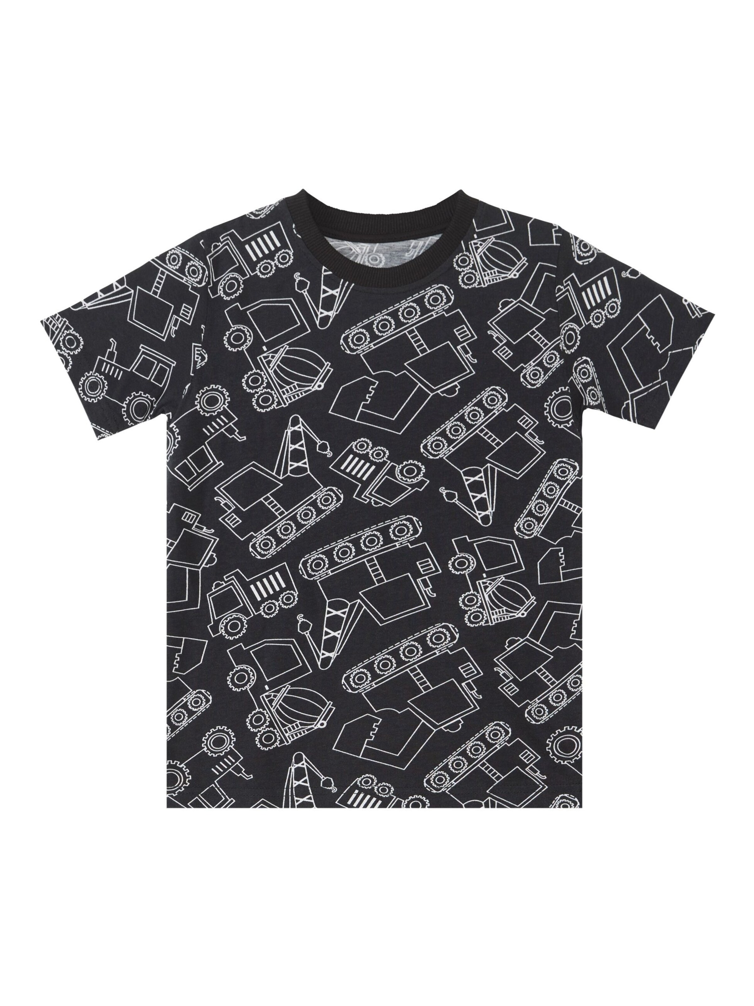 Denokids Tracksuit 'Vehicles' in Black