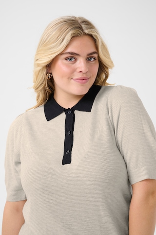 KAFFE CURVE Blouse 'KCAmana' in Beige